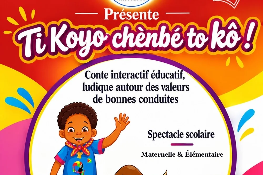 Affiche du spectacle Ti Koyo chènbé to kô — maternelle et élémentaire